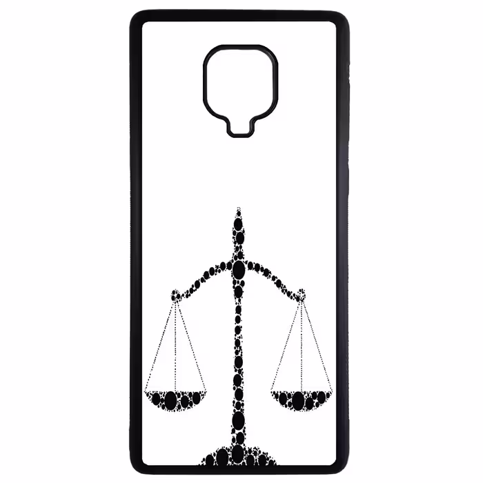 کاور طرح ترازوی عدالت کد 1146 مناسب برای گوشی موبایل شیائومی redmi note 9 pro/9s