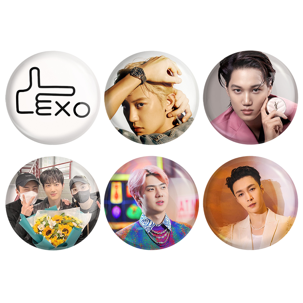 پیکسل خندالو مدل گروه اکسو EXO کد 902A مجموعه 6 عددی