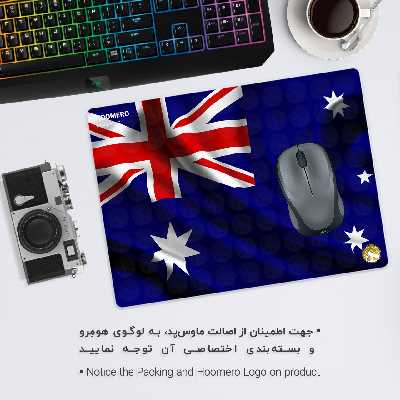 ماوس پد هومرو مدل A3455 طرح پرچم کشور استرالیا