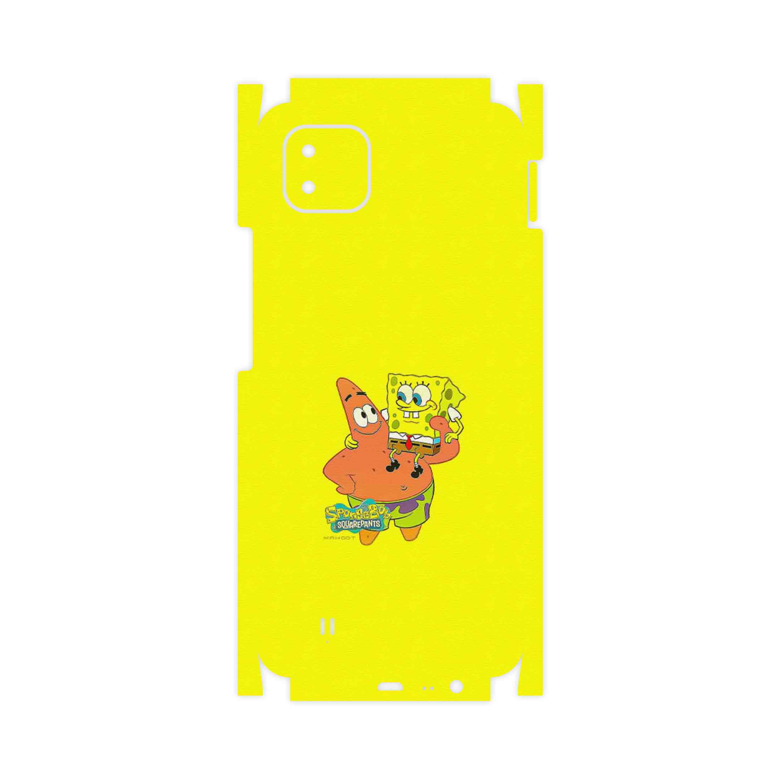 برچسب پوششی ماهوت مدل SpongeBob SquarePants-FullSkin مناسب برای گوشی موبایل ریلمی C11 2021