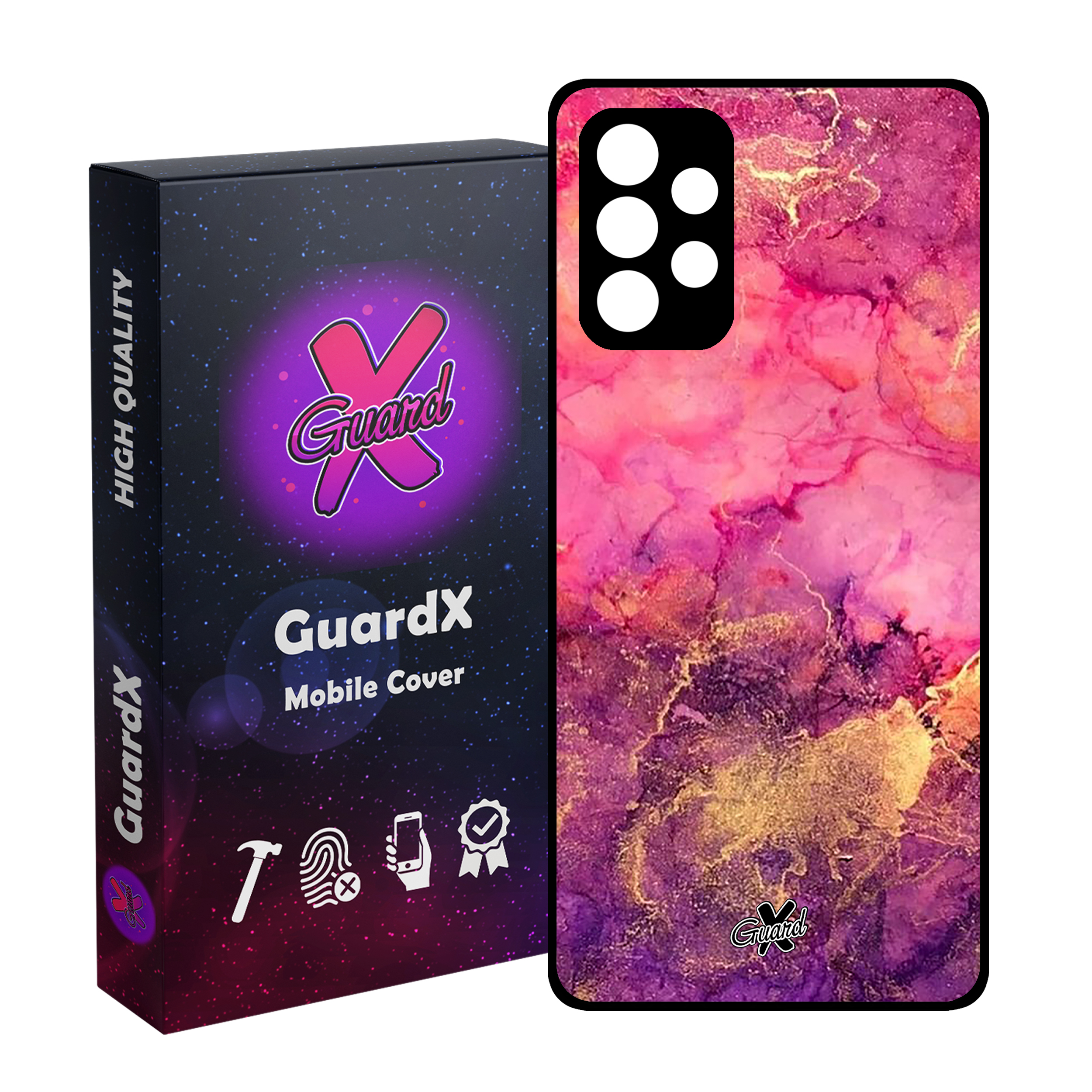 کاور گارد ایکس طرح ماربل مدل Glass10283 مناسب برای گوشی موبایل سامسونگ Galaxy A32 5G