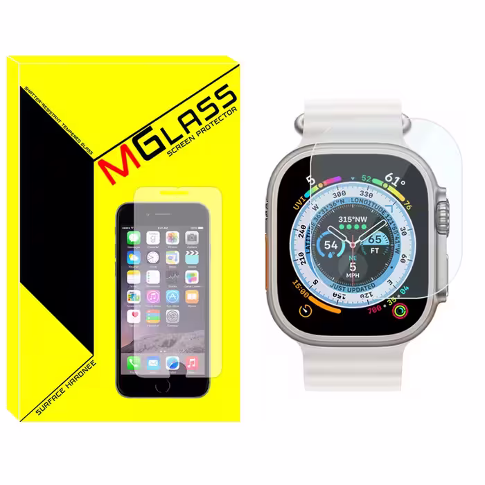 محافظ صفحه نمایش شیشه‌ای ام‌گلس مدل Glass-MG مناسب برای ساعت هوشمند بلک تایم MX9 Ultra 2 | کالا برتری