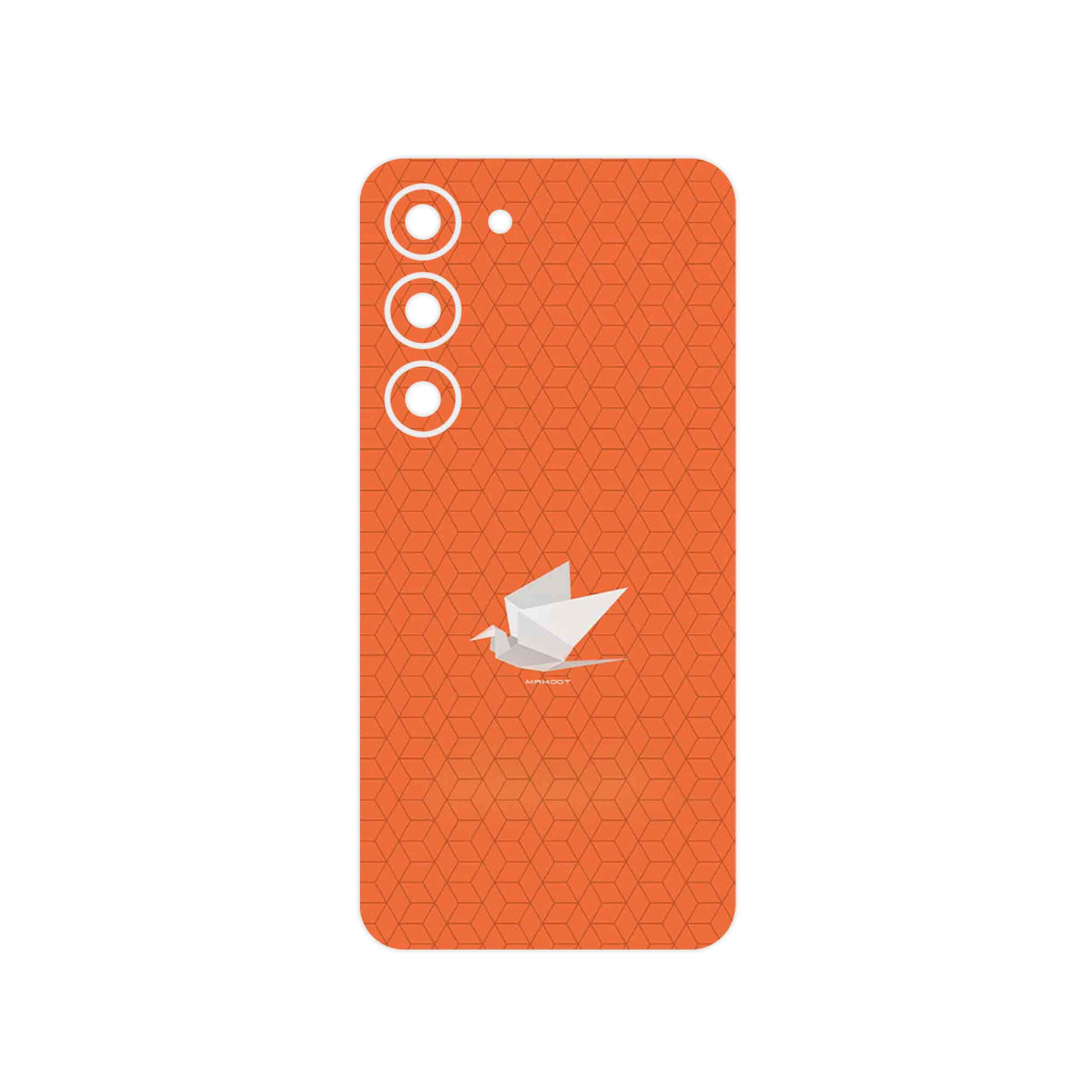 برچسب پوششی ماهوت مدل Minimalist origami bird مناسب برای گوشی موبایل سامسونگ Galaxy S23