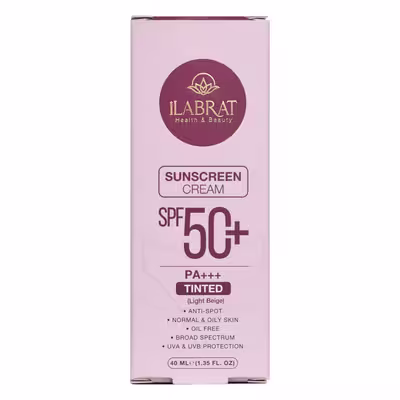 کرم ضدآفتاب ایلابرت مدل ضد لک light beige حجم 40 میلی لیتر