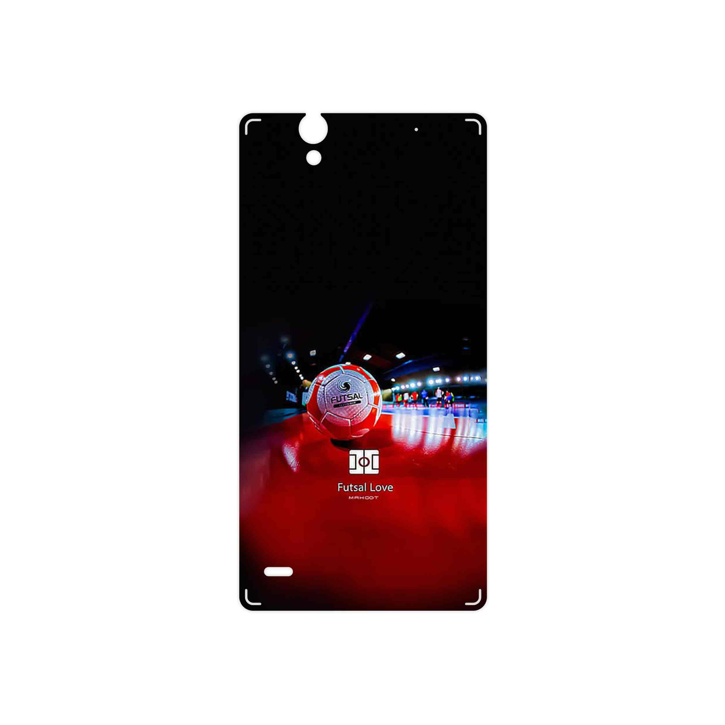 برچسب پوششی ماهوت مدل Futsal مناسب برای گوشی موبایل سونی Xperia C4