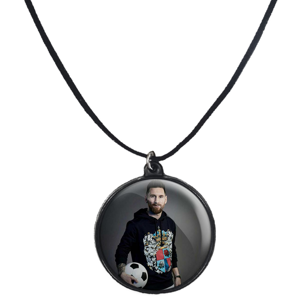 گردنبند پرمانه طرح مسی کد pmb.8698 مدل دو طرفه