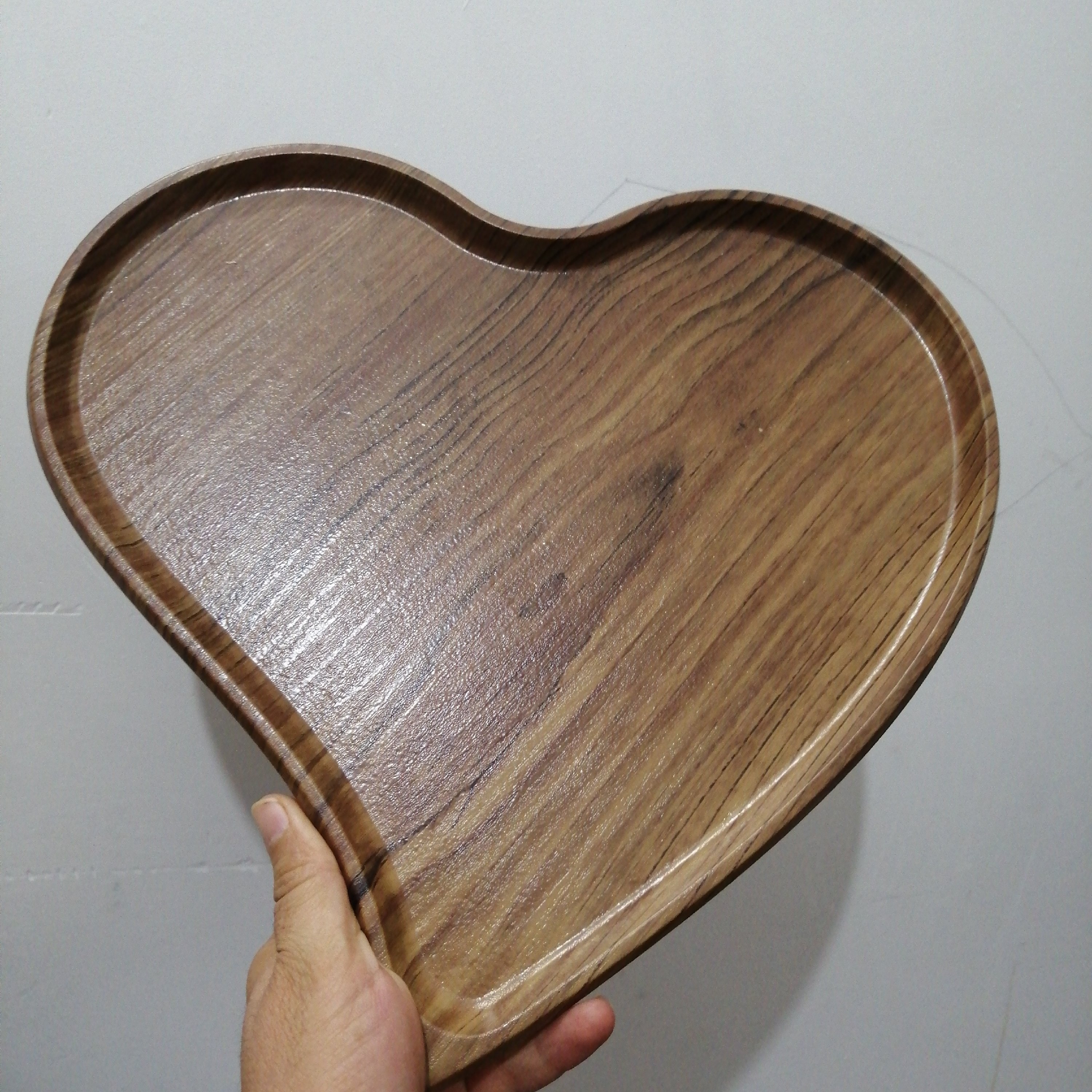 سینی طرح قلب یا بشقاب قلبی mdf