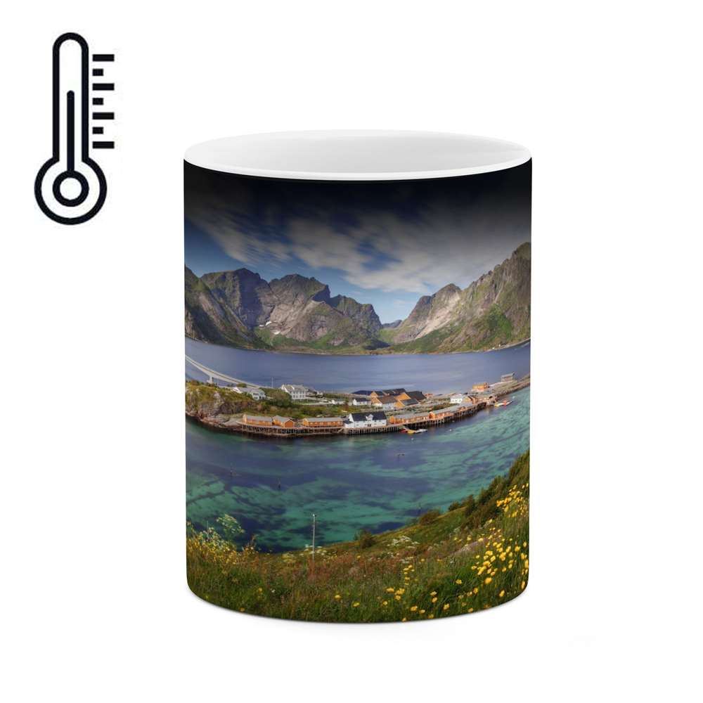 ماگ حرارتی کاکتی طرح منظره مدل mgh14382