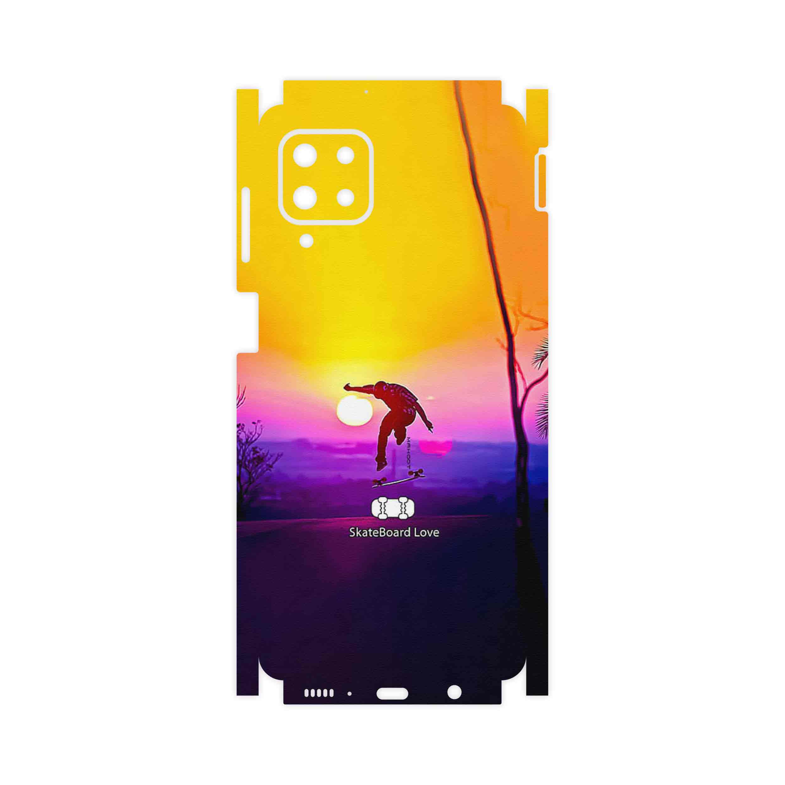 برچسب پوششی ماهوت مدل Skateboard-FullSkin مناسب برای گوشی موبایل سامسونگ Galaxy M62
