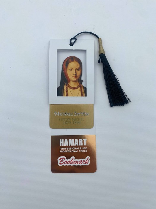 نشانه کتاب مشاهیر:SITTOW MICHEL (بوک مارک،کد 714)،(فلزی) - ناشربوک | خرید آنلاین کتاب
