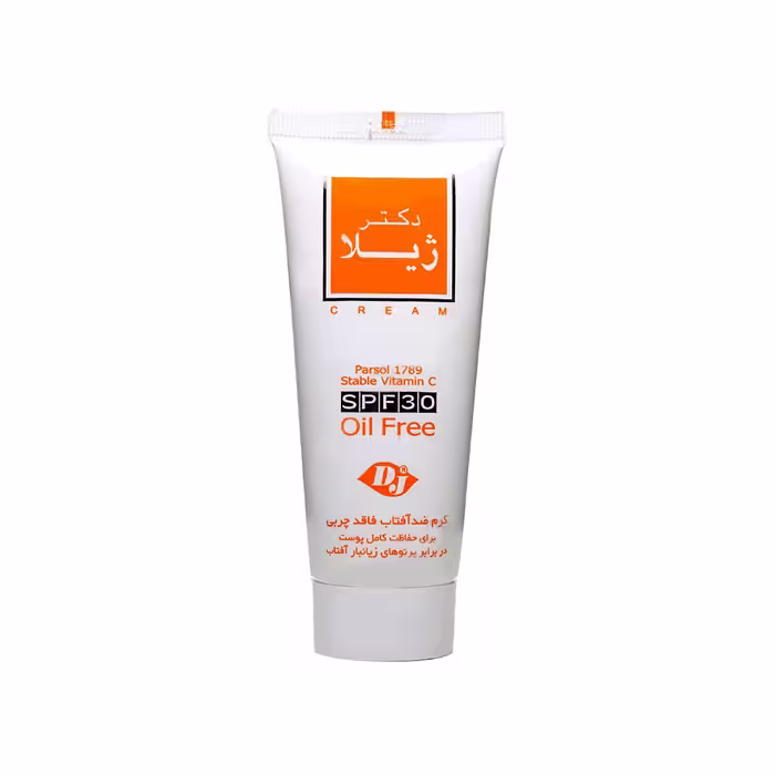 کرم ضد آفتاب و ضدچروک بی رنگ دکتر ژیلا مدل Spf30 مناسب پوست های چرب حجم 65 میلی لیتر