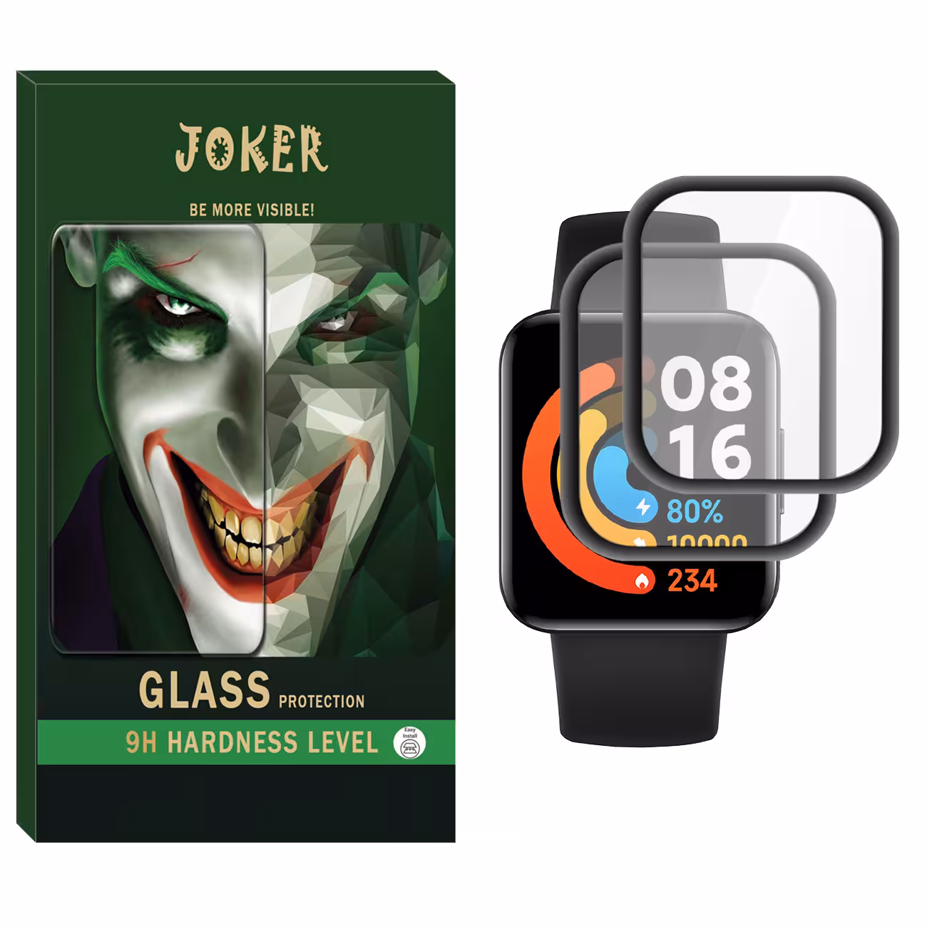 محافظ صفحه نمایش نانو جوکر مدل NJK مناسب برای ساعت هوشمند شیائومی Redmi Watch 2 بسته دو عددی