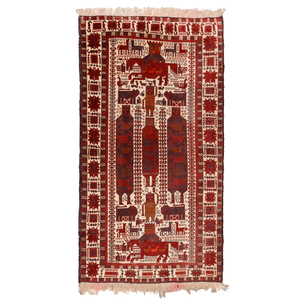 فرش قدیمی دستباف دو متری سی پرشیا کد 187192