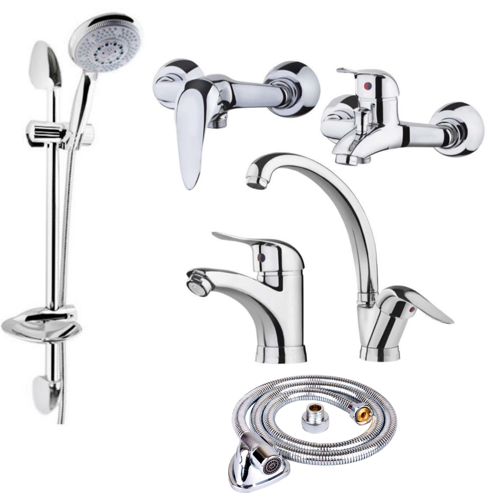 ست شیرآلات شایگان مدل تتراس مجموعه 6 عددی