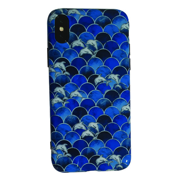کاور طرح دلفینی مدل SC2-81 مناسب برای گوشی موبایل اپل IPHONE X/XS