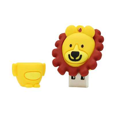 فلش مموری طرح شیر مدل Ul-Lion01 ظرفیت 128 گیگابایت