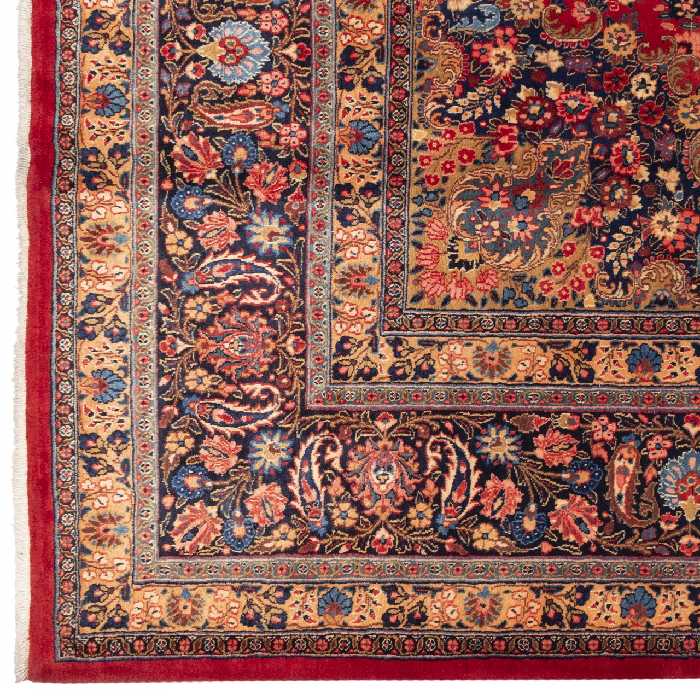 فرش قدیمی دستباف یازده و نیم متری سی پرشیا کد 187324