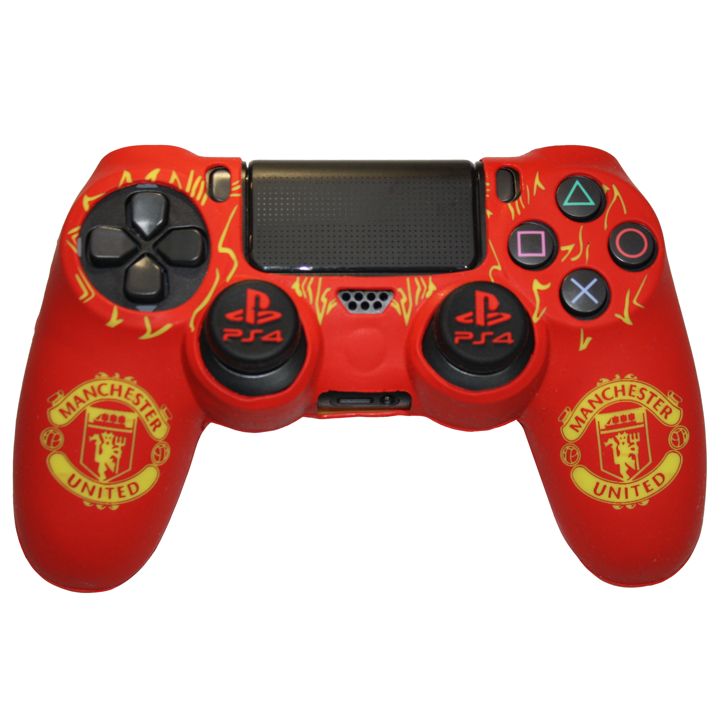 محافظ دسته پلی استیشن ۴ مدل manchester united MU01 به همراه روکش آنالوگ