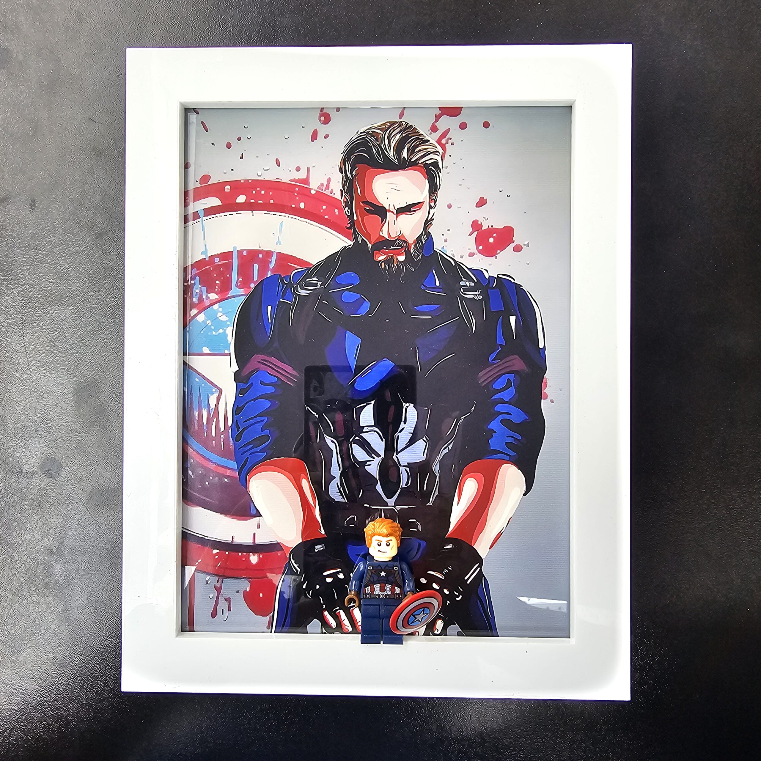 تابلو لگو کاپیتان آمریکا