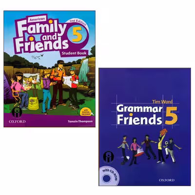 کتاب Family and Friends 5 اثر Tamzin Thompson And Tim Ward انتشارات الوندپویان دو جلدی