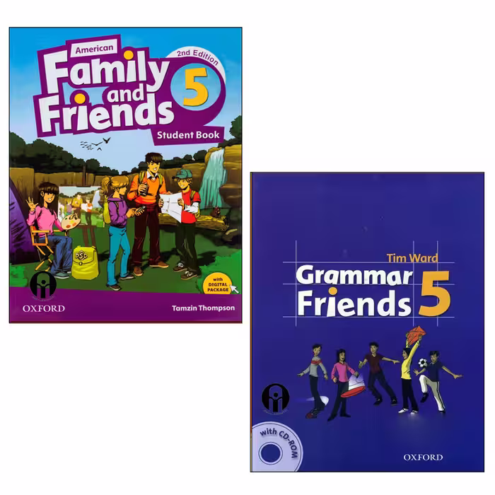 کتاب Family and Friends 5 اثر Tamzin Thompson And Tim Ward انتشارات الوندپویان دو جلدی