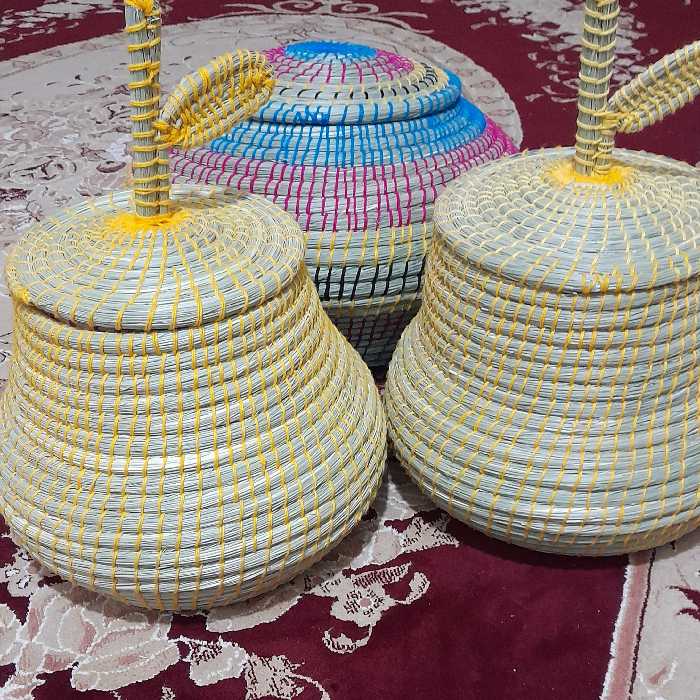 جا برنجی با شکل گلابی مناسب برای جای غلات و حبوبات