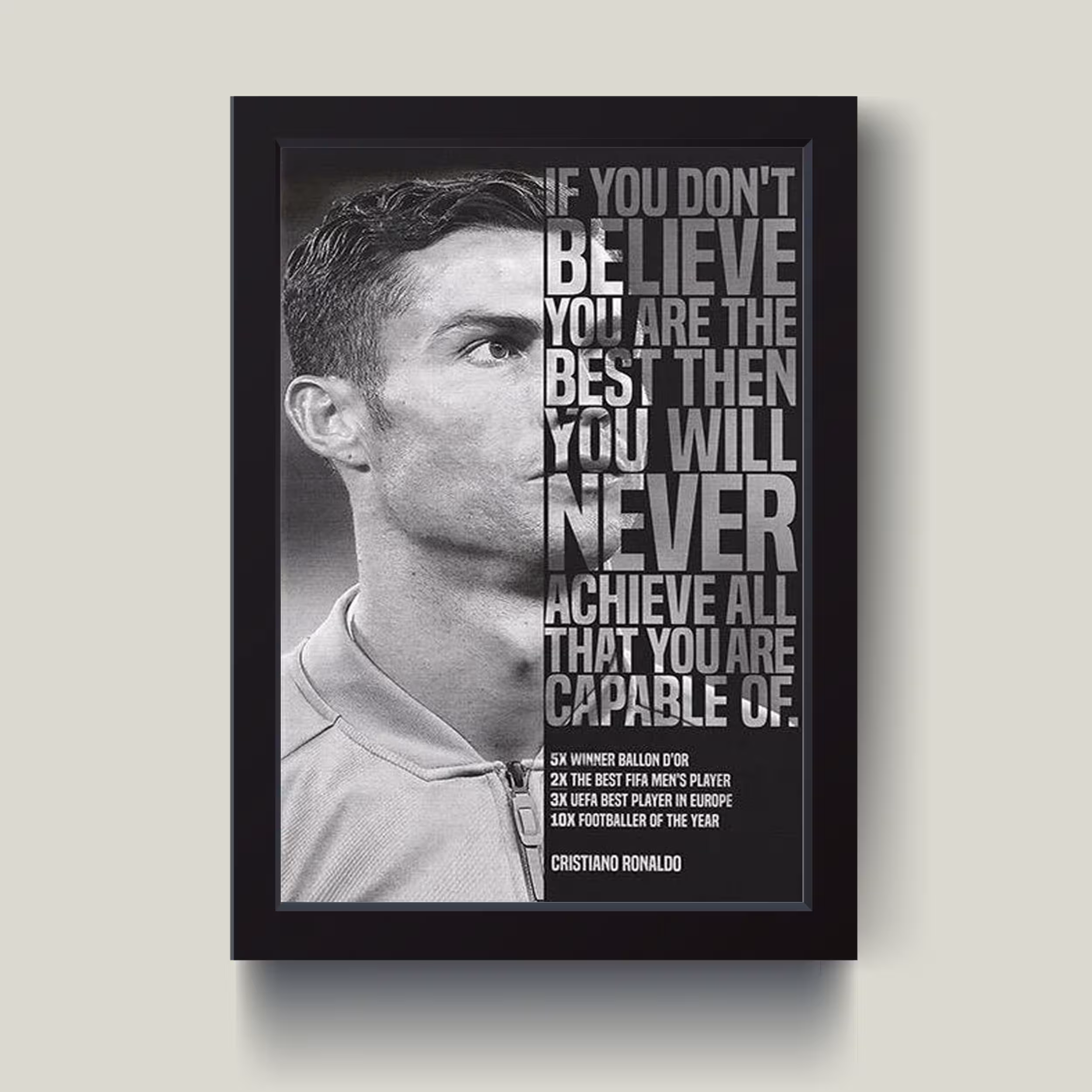 تابلو مدل انگیزشی Ronaldo رونالدو کدS1639-b