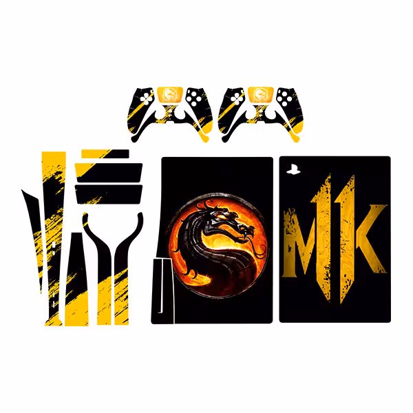 برچسب کنسول بازی پلی استیشن 5 مدل  mortal kombat کد 11