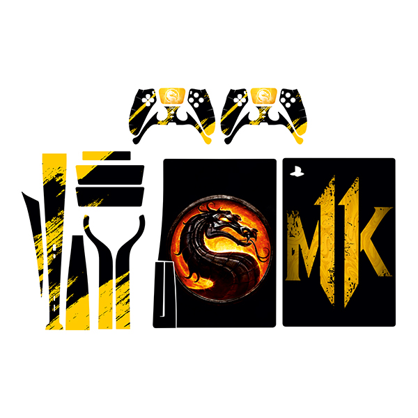 برچسب کنسول بازی پلی استیشن 5 مدل mortal kombat کد 11