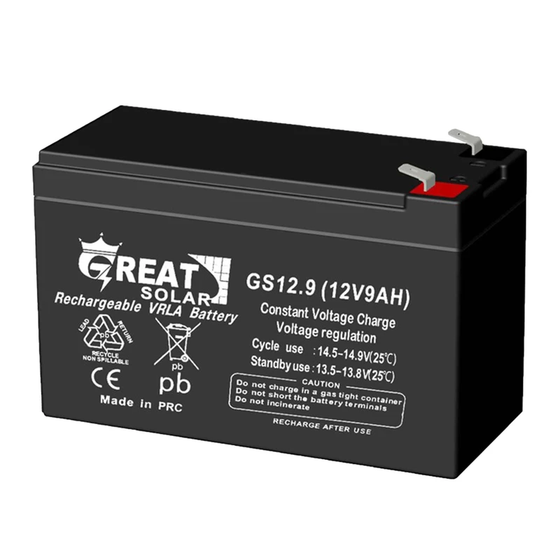 باتری 12 ولت 9 آمپر گریت سولار - فروشگاه اینترنتی طیف سنتر