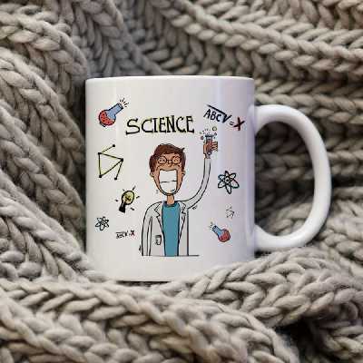 ماگ طرح دانشجو بیولوژی و آزمایشگاهی زیست شناسی