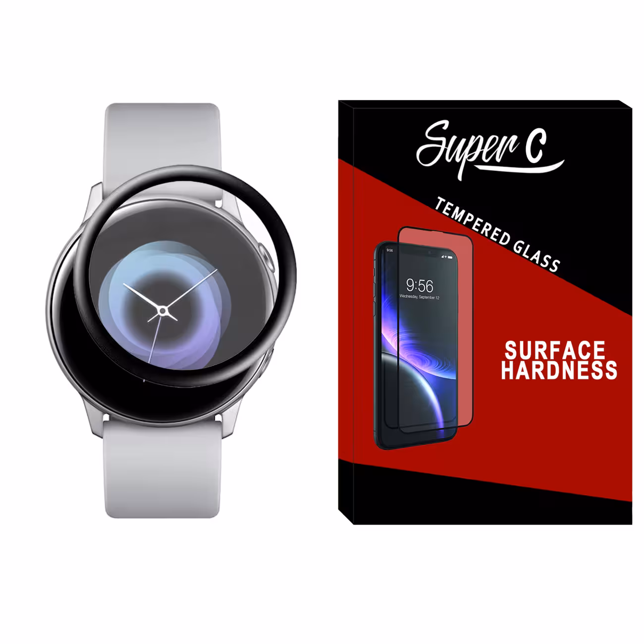 محافظ صفحه نمایش نانو سوپرسی مدل SRC مناسب برای ساعت هوشمند سامسونگ Galaxy Watch Active 2 40mm