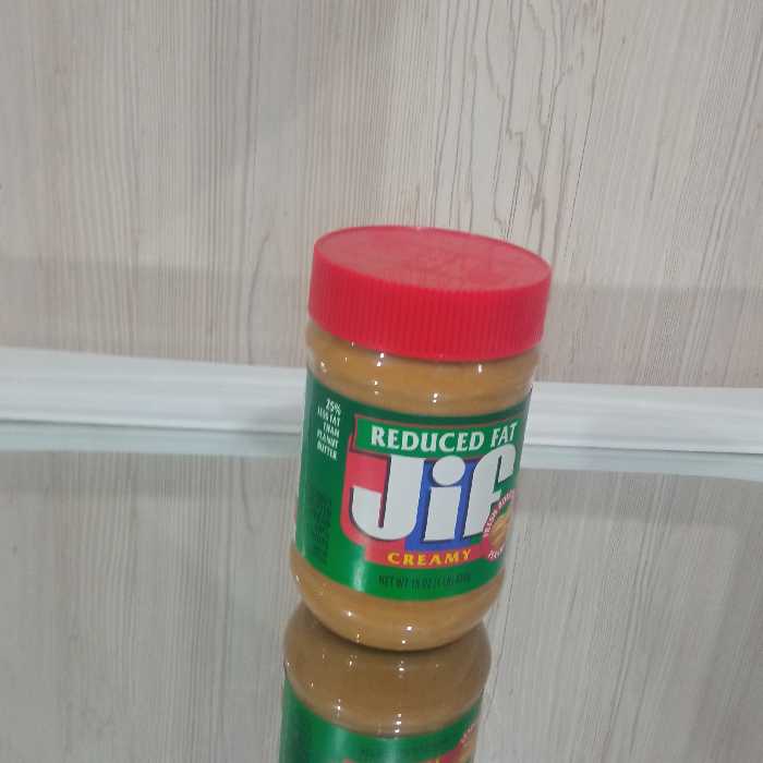 کره بادام زمینی jif  اصل مدل رژیمی (  454 گرمی)