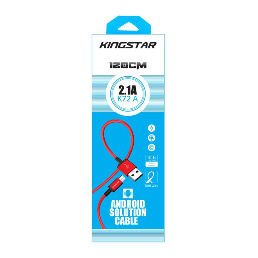 کابل 1.2 متری Micro USB کینگ استار K72 A