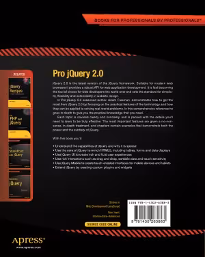 خرید و دانلود نسخه کامل کتاب Pro jQuery 2.0