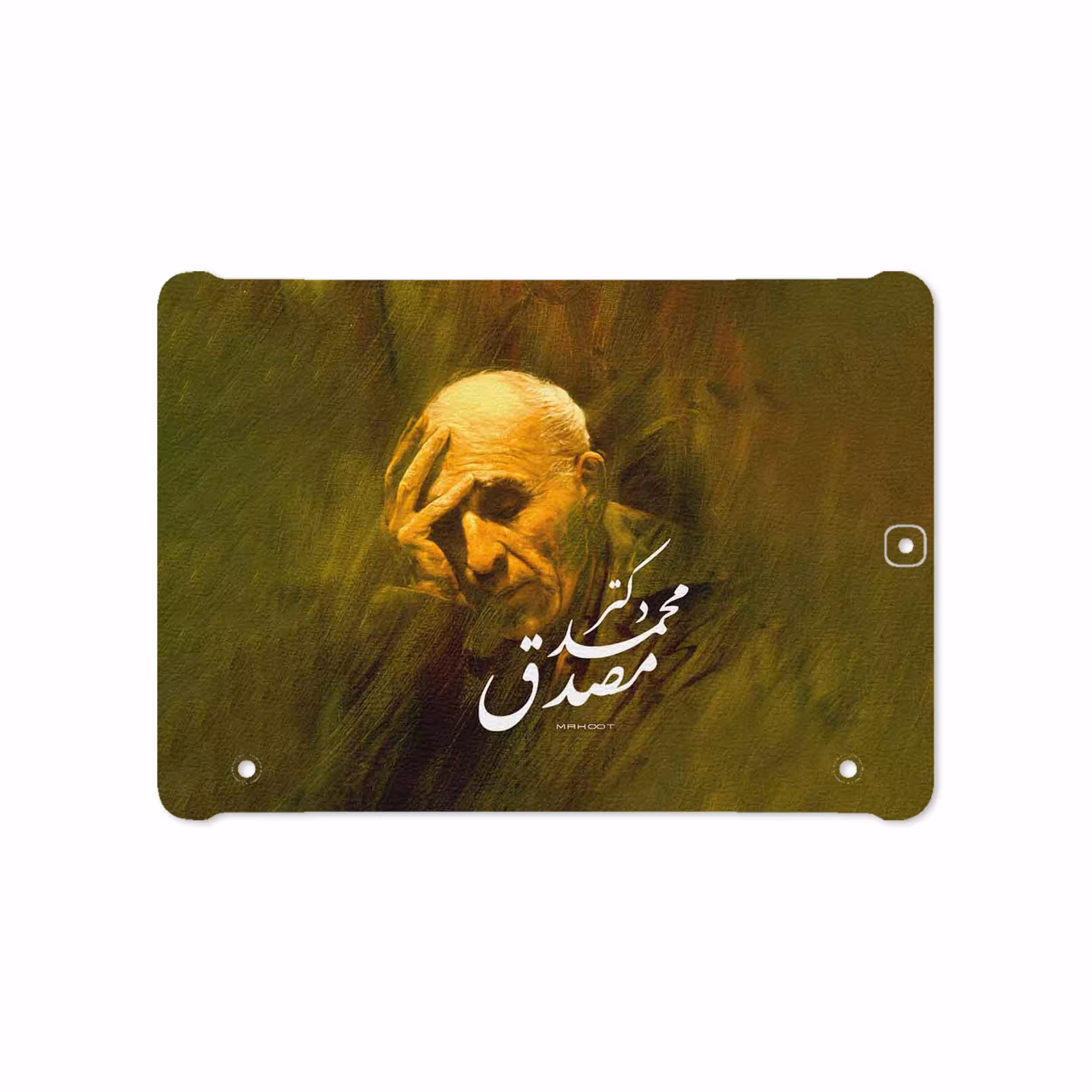 برچسب پوششی ماهوت مدل Dr-Mosadeq مناسب برای تبلت سامسونگ Galaxy Tab S2 9.7 2015 T810