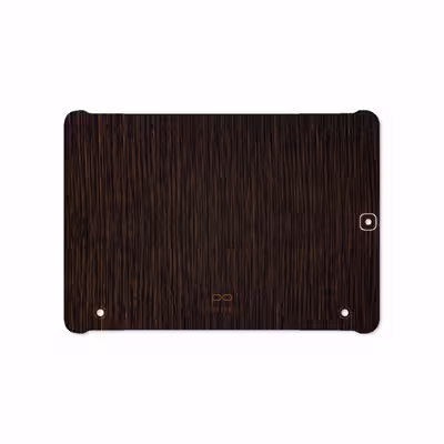 برچسب پوششی ماهوت مدل Dark-Gold-Stripes-Wood مناسب برای تبلت سامسونگ Galaxy Tab S2 9.7 2015 T810