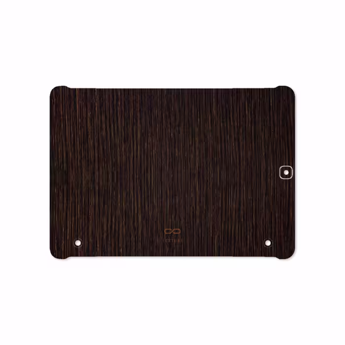 برچسب پوششی ماهوت مدل Dark-Gold-Stripes-Wood مناسب برای تبلت سامسونگ Galaxy Tab S2 9.7 2015 T810