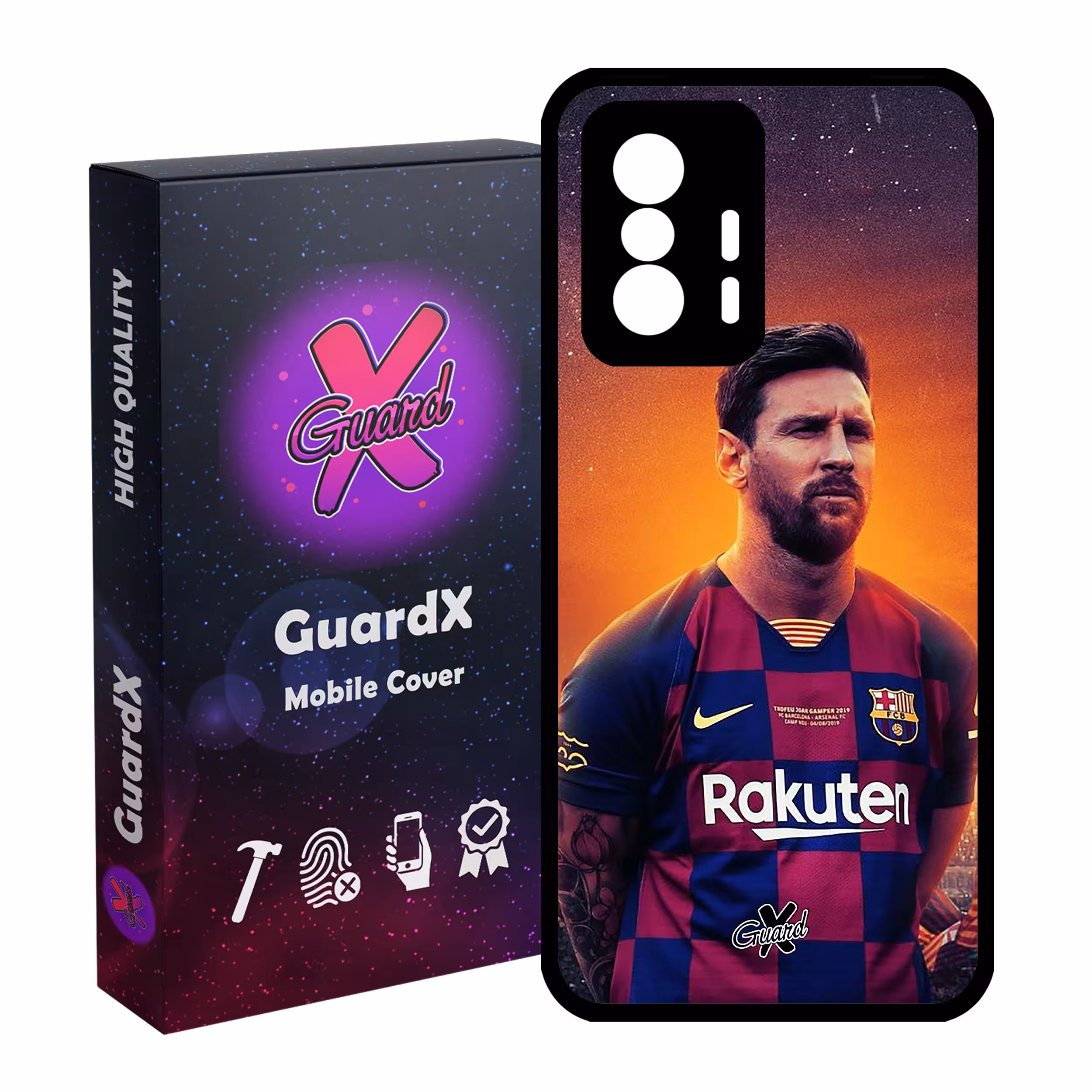 کاور گارد ایکس طرح Messi مدل Glass10123 مناسب برای گوشی موبایل شیائومی 11T Pro / 11T