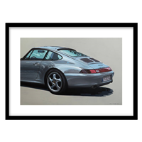 قیمت و خرید تابلو دکوراتیو مدل نقاشی خودرو کلاسیک کد 1393