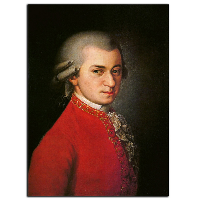 تابلو شاسی بکلیت طرح مشاهیر موسیقی موتزارت مدل SH-6044 | دنیای قاب