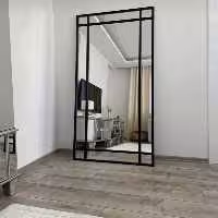 آینه قدی چوبی الف طرح نسیم 70-W-180