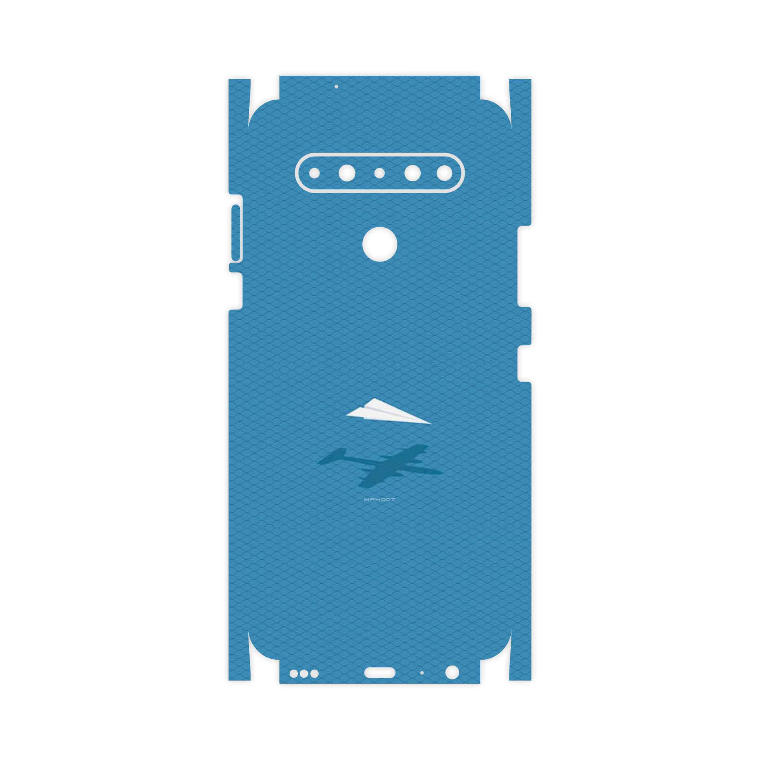 برچسب پوششی ماهوت مدل Minimal Paper Airplane-FullSkin مناسب برای گوشی موبایل ال جی K61