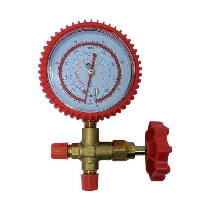 گیج تکی قرمز فشار قوی 500psi 