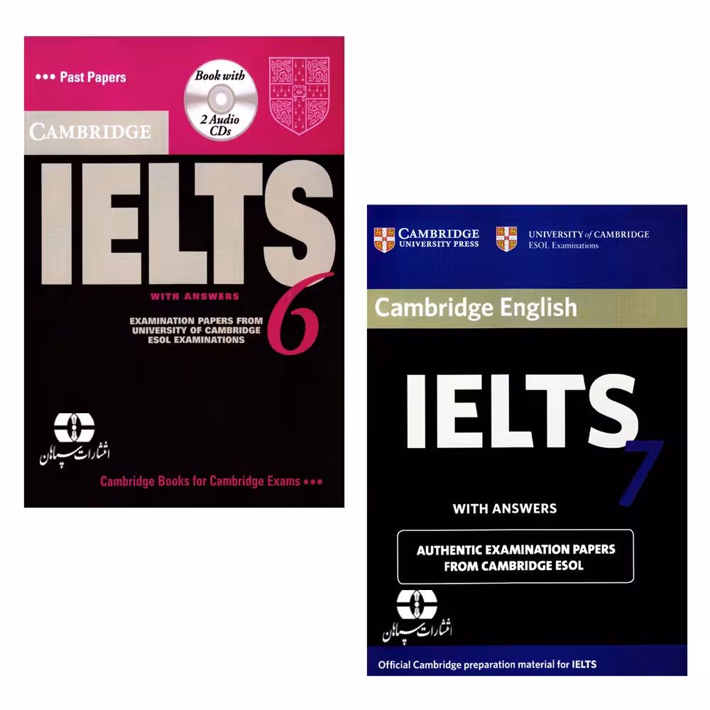 کتاب Cambridge English IELTS اثر جمعی از نویسندگان انتشارات سپاهان جلد 6 و 7