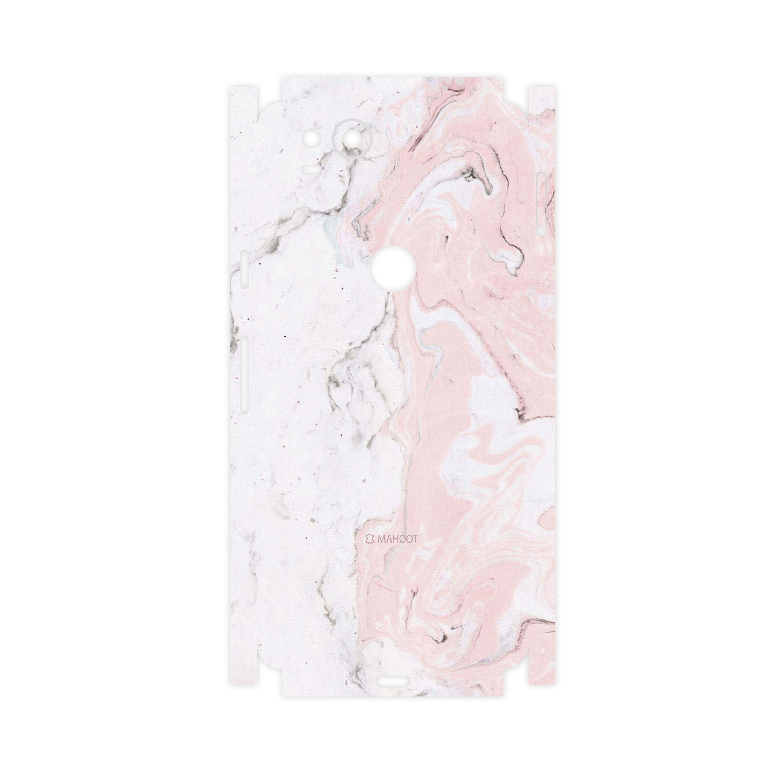 برچسب پوششی ماهوت مدل Blanco-Pink-Marble-FullSkin مناسب برای گوشی موبایل گوگل Pixel 2