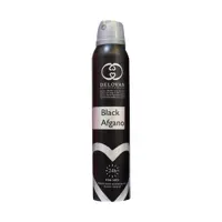 اسپری خوشبو کننده بدن مردانه دلوان مدل black afgano حجم 200 میلی لیتر