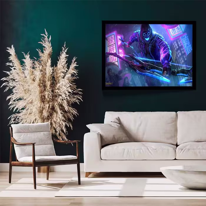 تابلو مدل smite neon hero کد F-17011