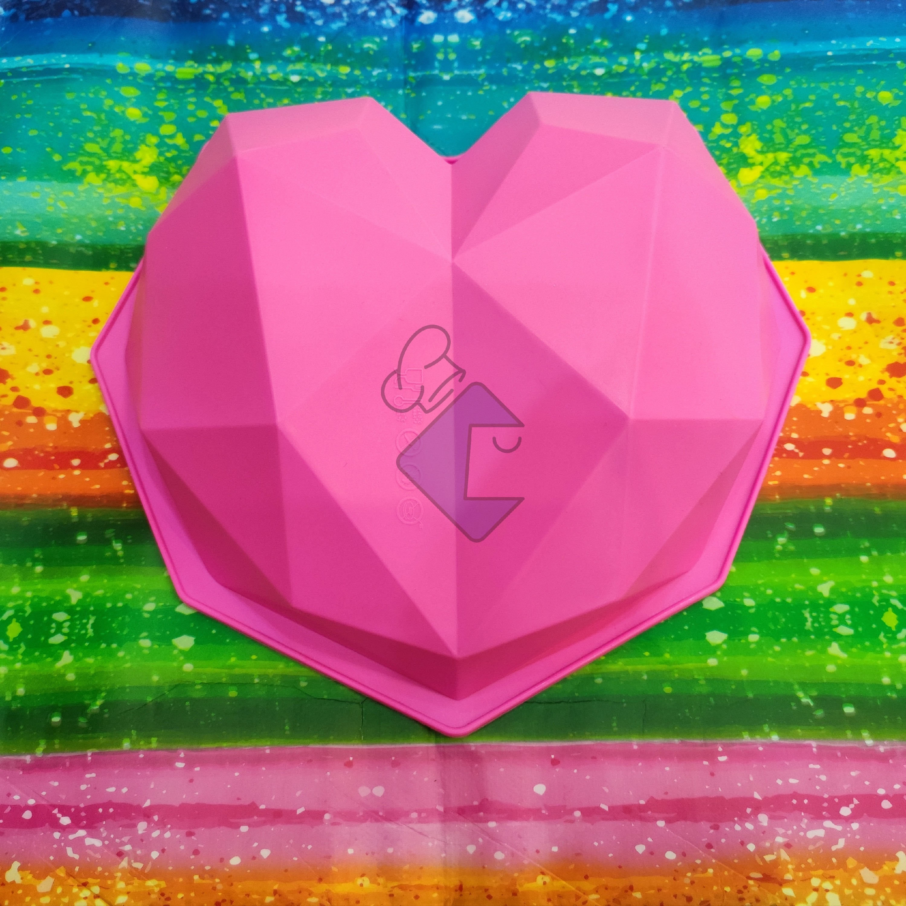 قالب سیلیکونی قلب سورپرایز بزرگ