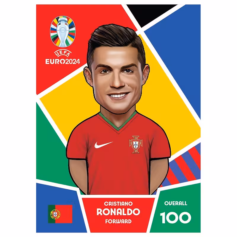 اسباب بازی شانسی مدل رونالدو یورو کد 100